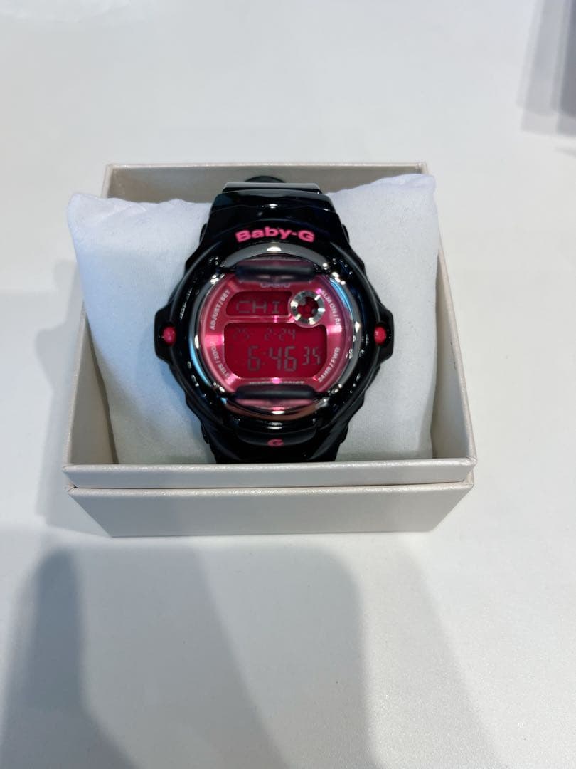 Baby-G デジタル腕時計 ブラック/ピンク