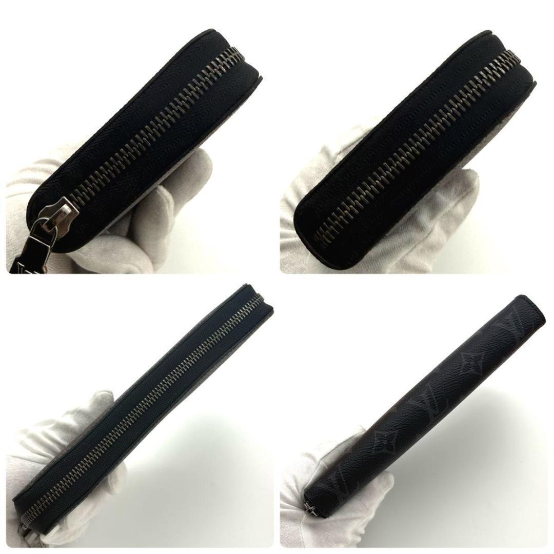 【新品同様】ルイヴィトン モノグラム エクリプス ジッピーホリゾンタル 長財布