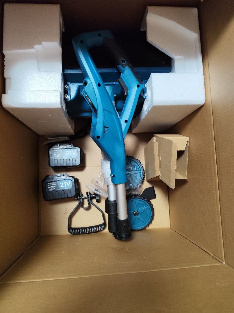 除雪機❣️電動除雪機 充電式 コードレス マキタ対応 6.0Ahバッテリー2個付