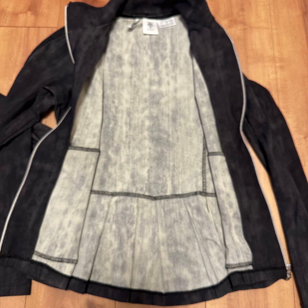 デサントリュクス　プリーツ　ジャケット　スカート　セットアップ　スワロフスキー