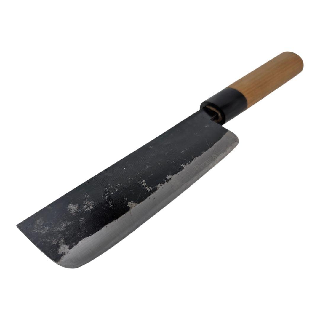 加藤清志 / 藤原良明作 黒打菜切 155mm kato Nakiri