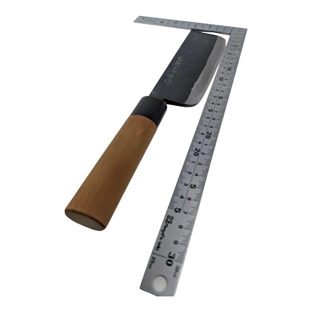 加藤清志 / 藤原良明作 黒打菜切 155mm kato Nakiri