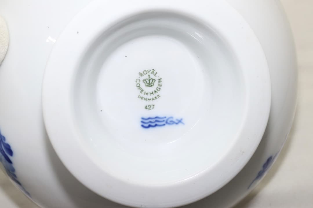 ロイヤル・コペンハーゲン ブルーフラワー 脚付 ケーキディッシュ コンポート