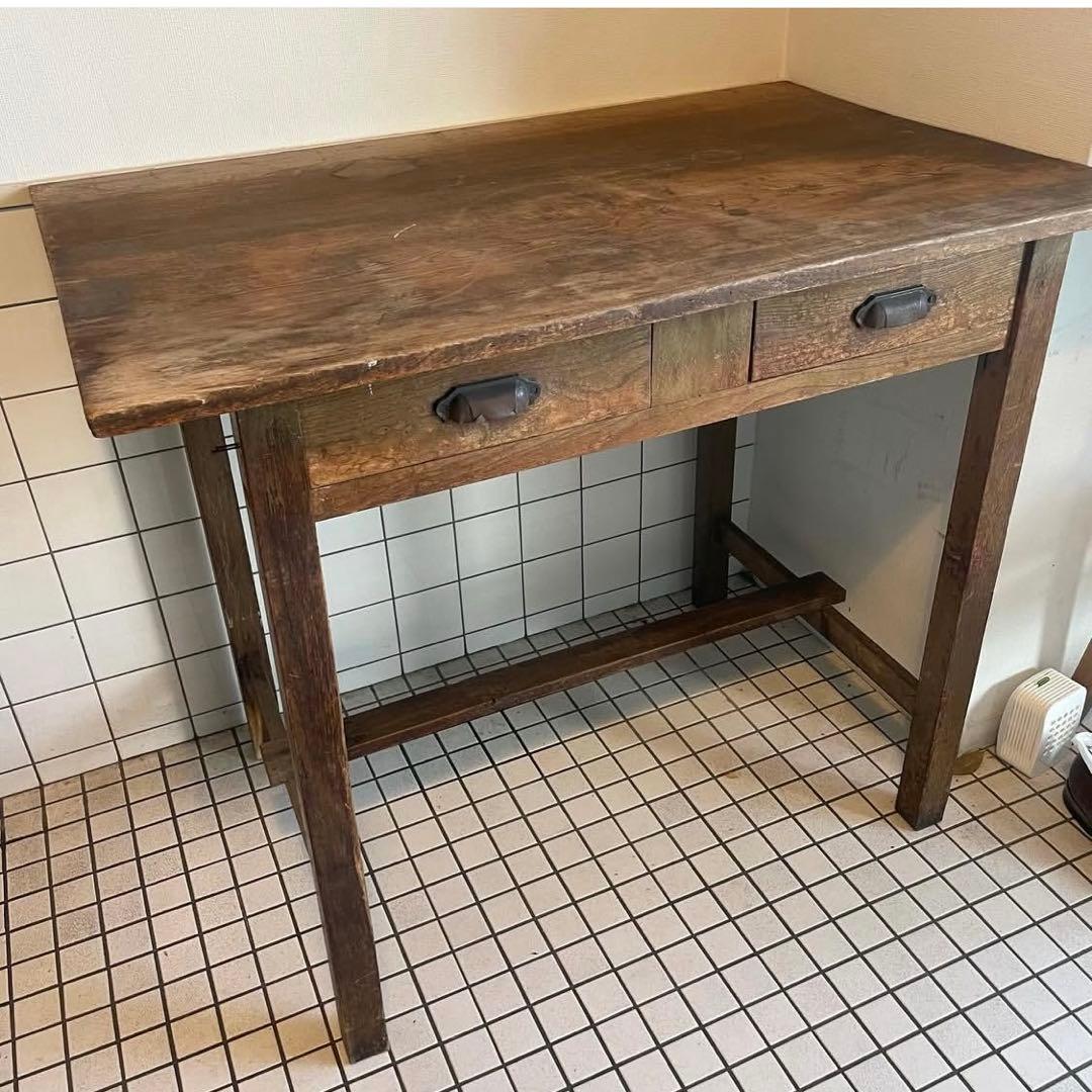 い*と様 【古道具】机／テーブル／レトロ／アンティーク／ヴィンテージ