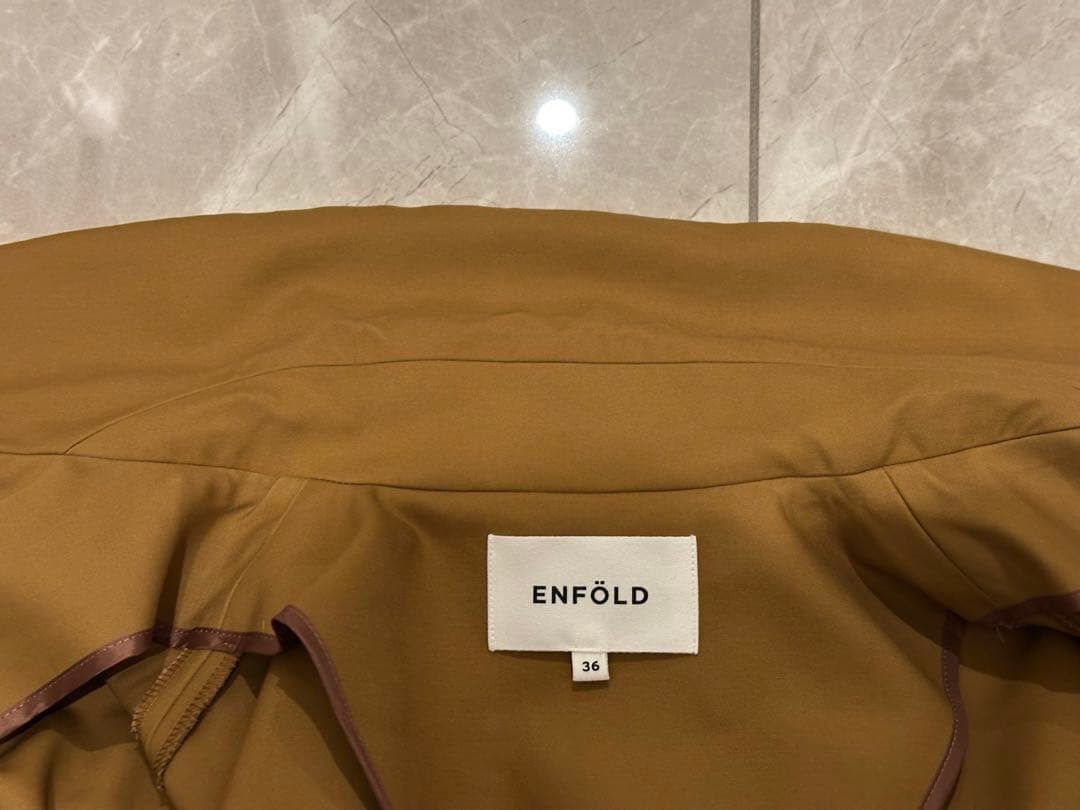 ENFOLD エンフォルドCOTTON DOUBLE 2way トレンチコート