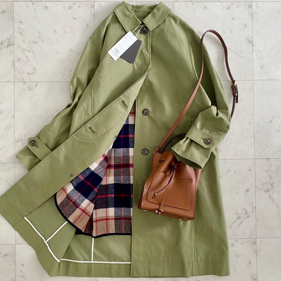 新品タグ付 マッキントッシュフィロソフィー ウールライナー付きステンカラーコート