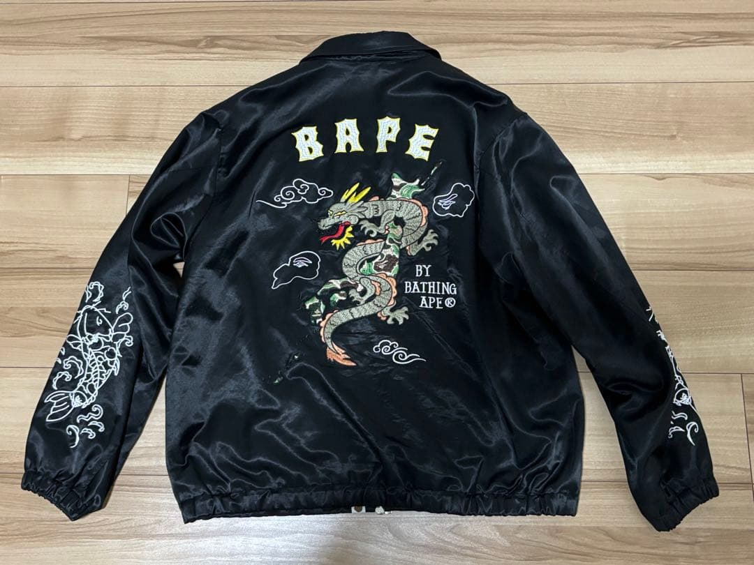 A Bathing Ape ブラック スカジャン M