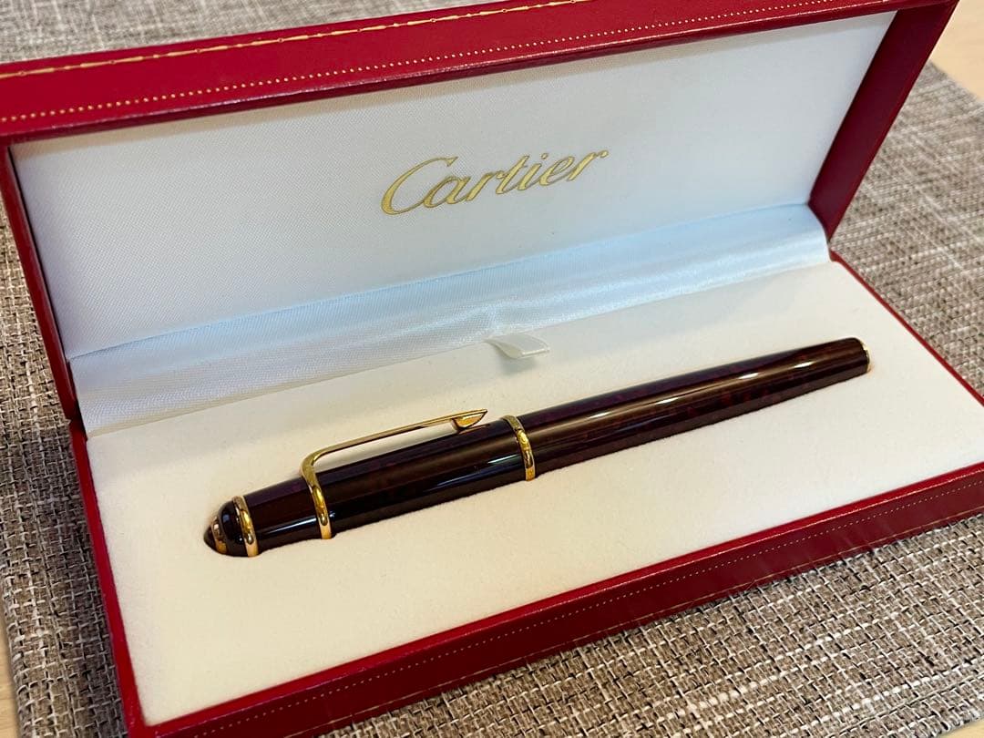 Cartier カルティエ ディアボロ ドゥ カルティエ ボールペン ボルドー