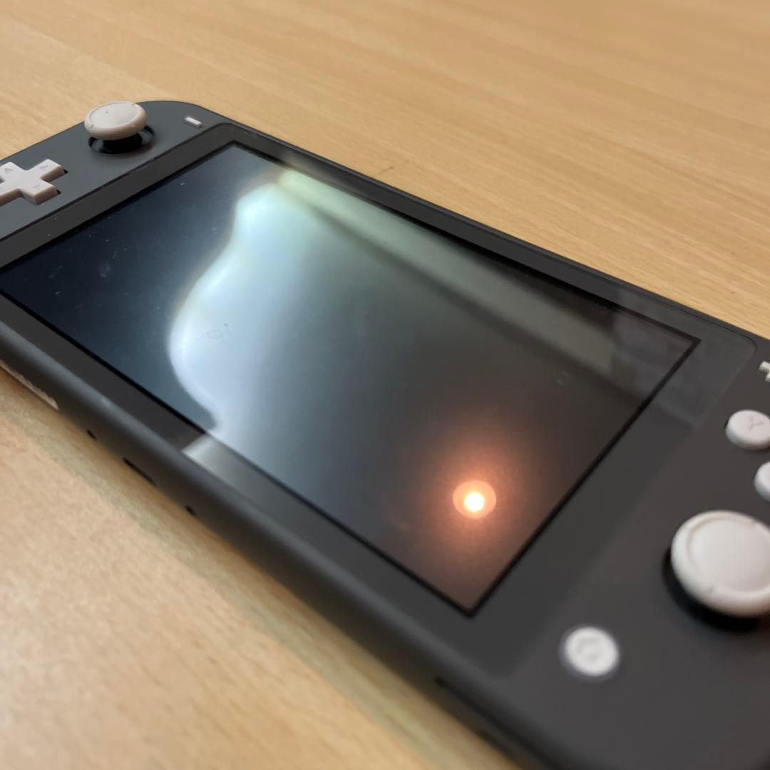 【美品】Nintendo Switch Lite グレー 本体　充電器　箱無し