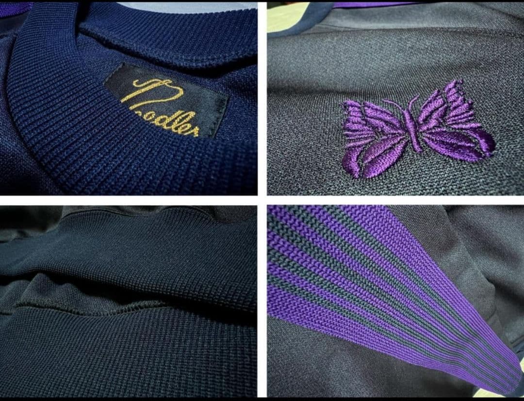 【美品】Needles　トラック クルー ネック シャツ【S】