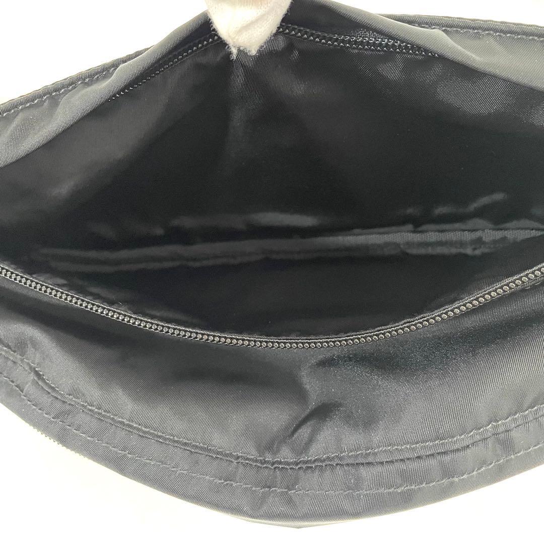 【未使用級/RFID】プラダ ボディバッグ ナイロン×サフィアーノレザー