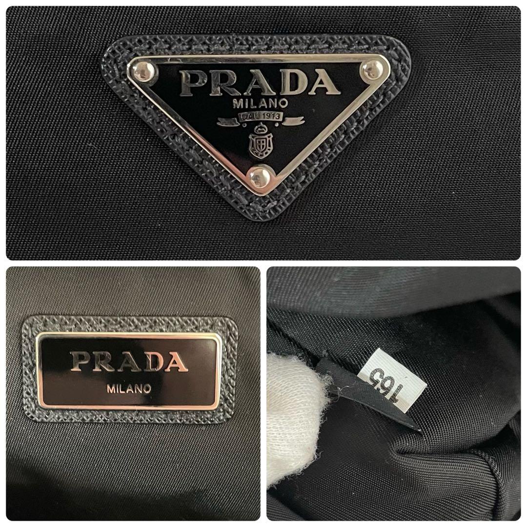 【未使用級/RFID】プラダ ボディバッグ ナイロン×サフィアーノレザー