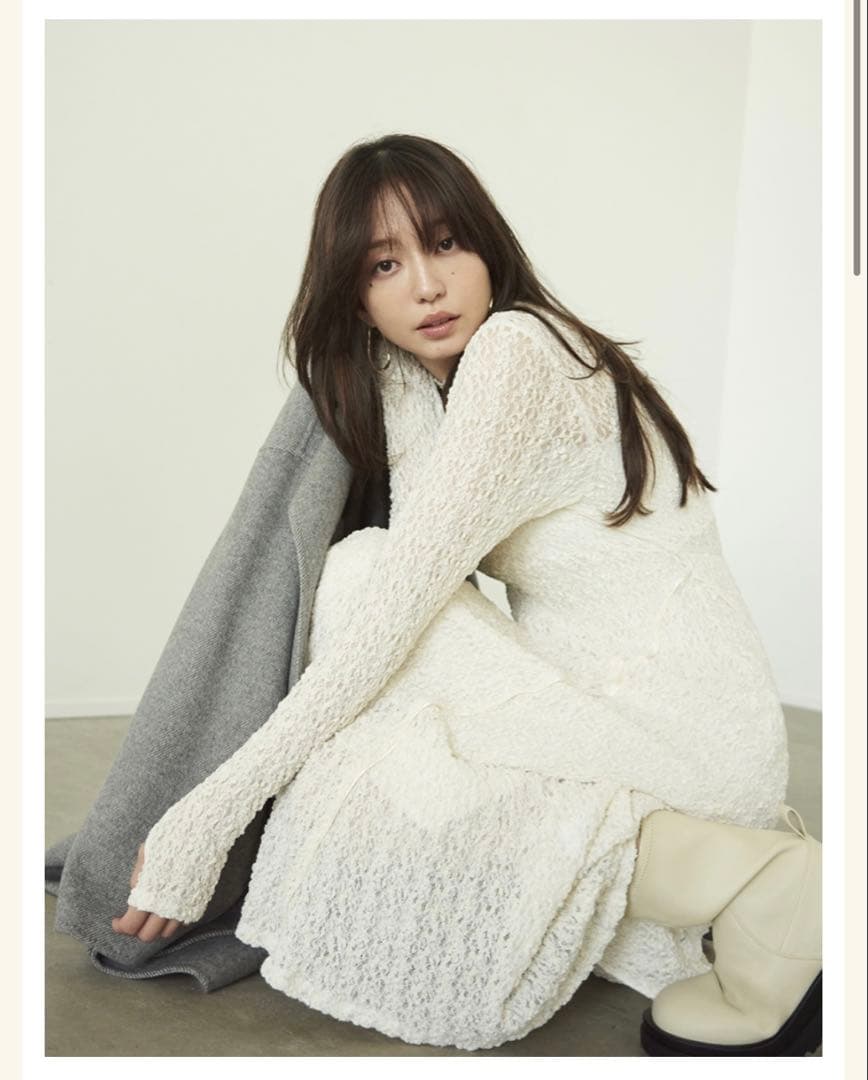 フレイアイディー　シュリンクレースワンピース