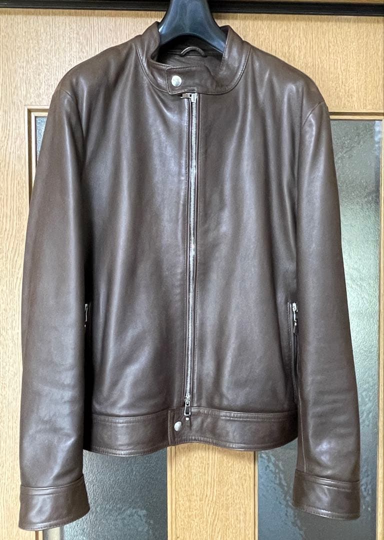 サイズ50　EMMETI ANDREA ダークブラウン ライダース