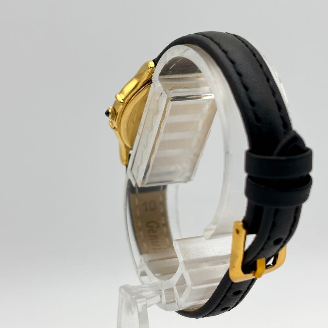 美品✨SEIKO エクセリーヌ　6Pダイヤ　ゴールド　オーバル レディース腕時計