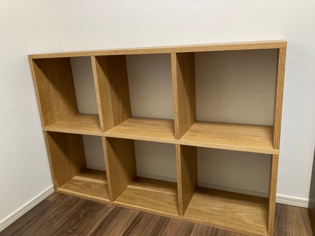 無印良品　スタッキングシェルフ　オーク材
