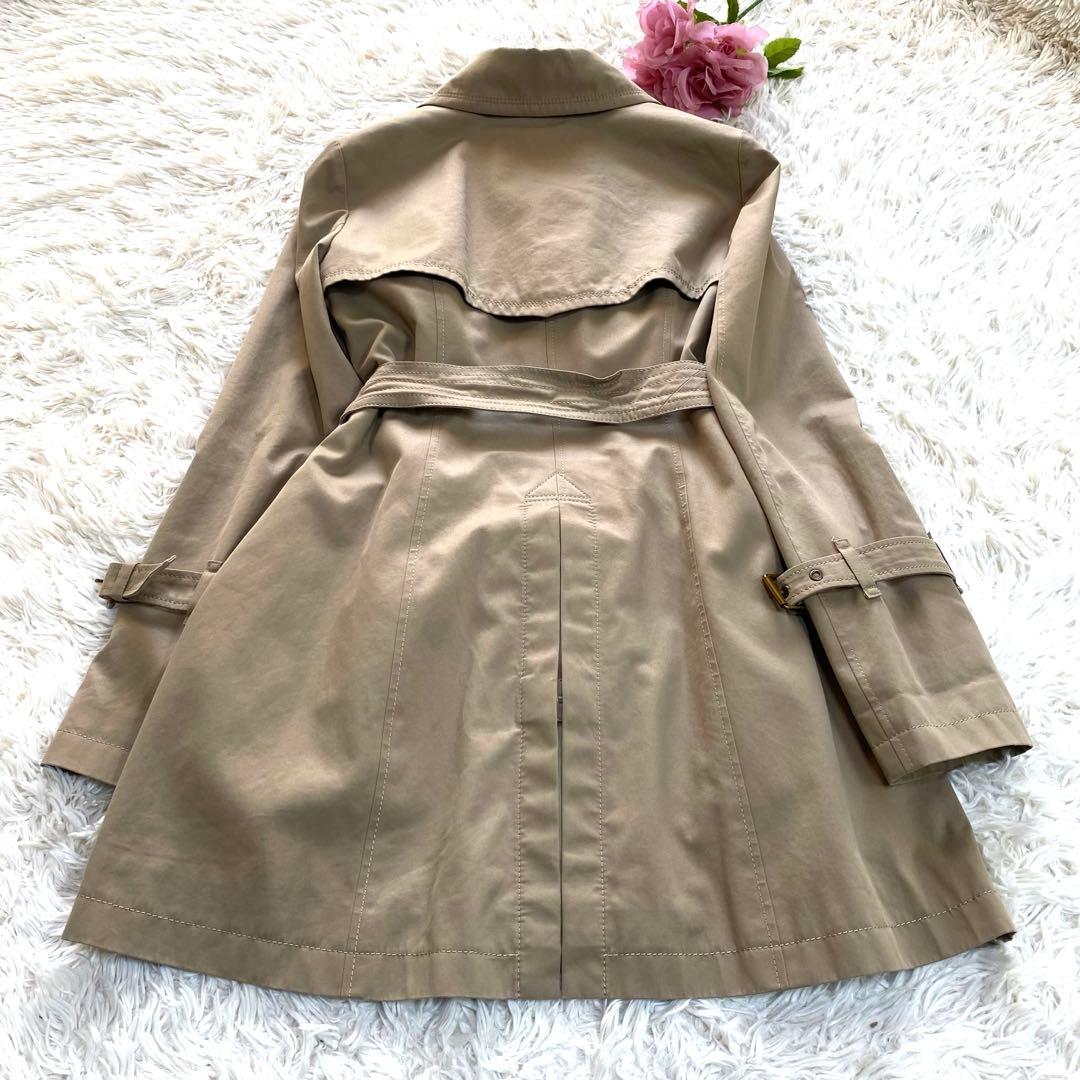 ま*ぎ様 美品✨BURBERRY BLUELABEL 襟元 ノバチェック トレン