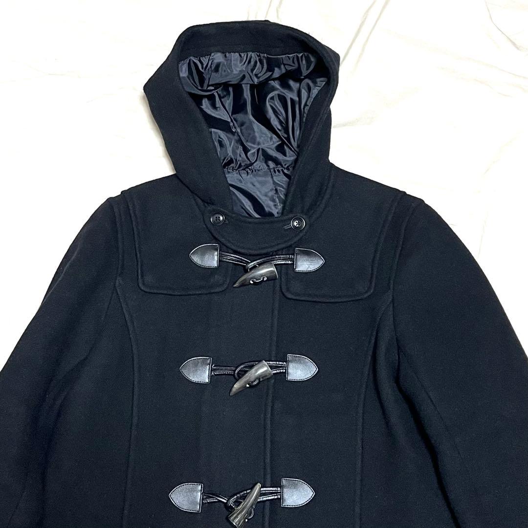 【美品】イーストボーイ　ヴィーナス　ダッフルコート　アンゴラ　ブラック　M