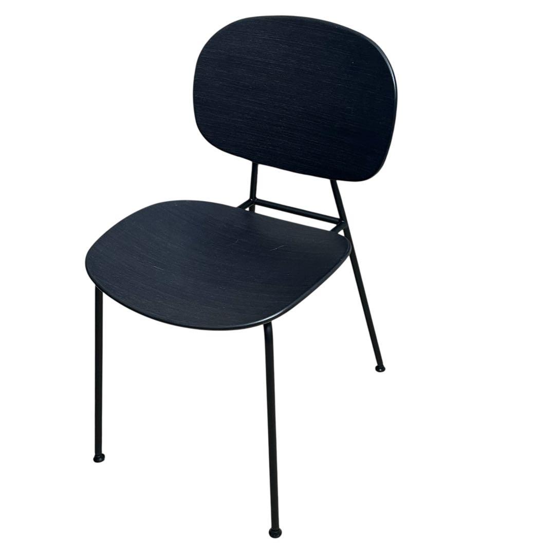 美品　ASPLUND■トンディーナ　ダイニングチェア　ブラック　イタリア製　2脚