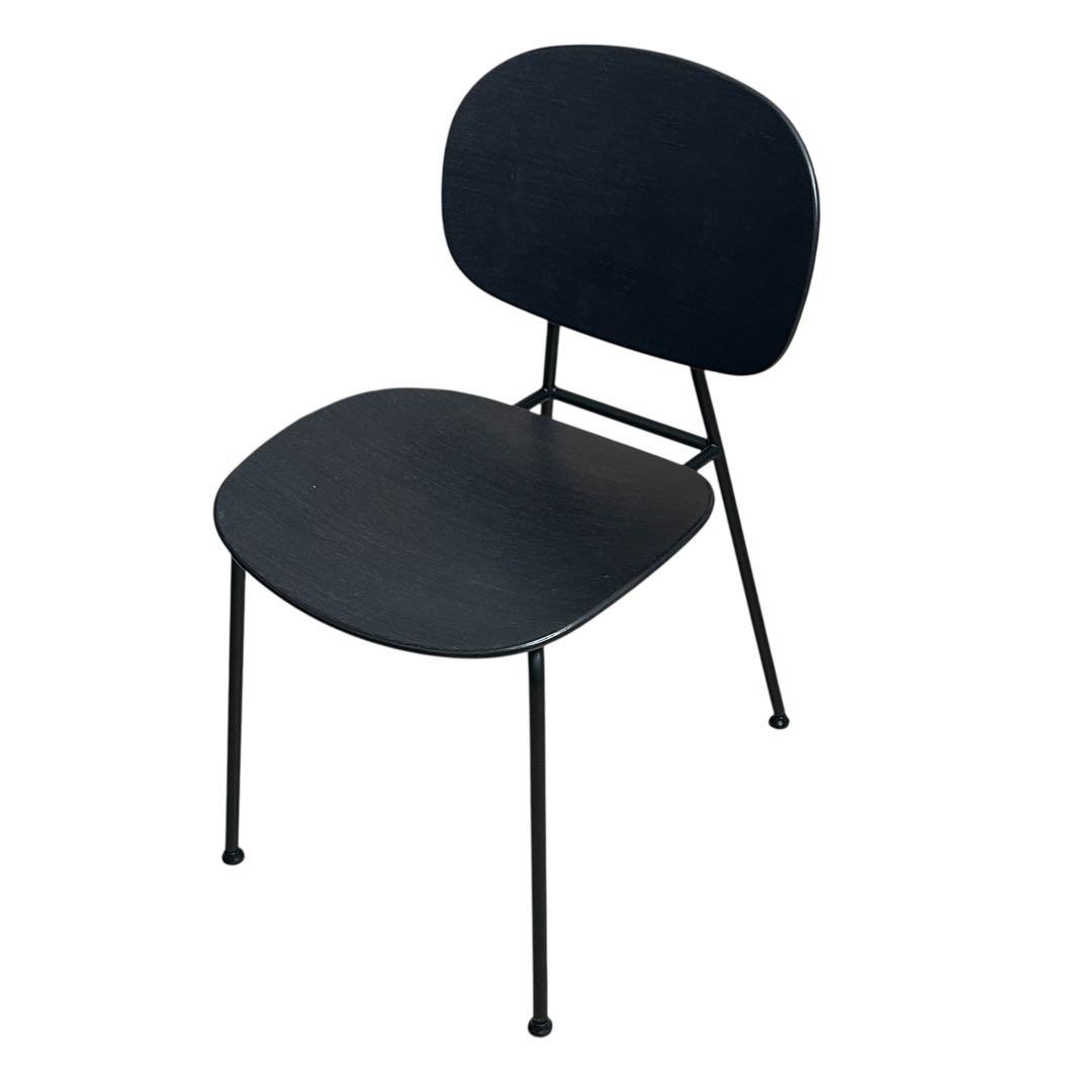 美品　ASPLUND■トンディーナ　ダイニングチェア　ブラック　イタリア製　2脚