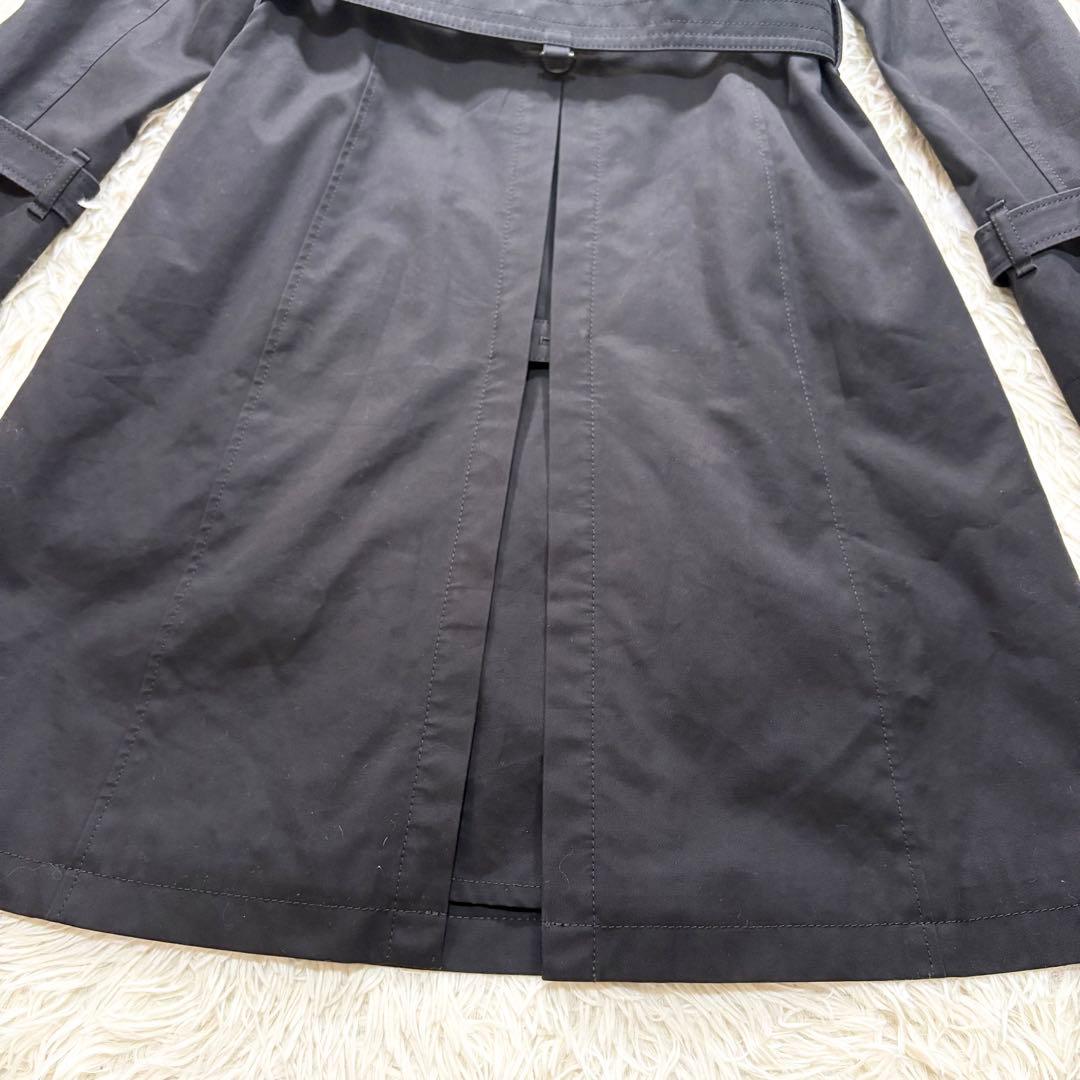 ✨高級感✨バーバリー　ライナー付き　トレンチコート　ノバチェック　ブラック　38