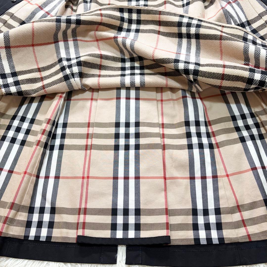 ✨高級感✨バーバリー　ライナー付き　トレンチコート　ノバチェック　ブラック　38
