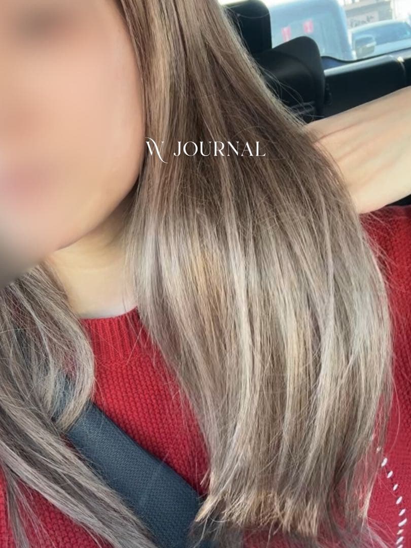 中古｜人毛100％フルウィッグ｜アッシュブラウン｜巻き髪・アレンジ向け