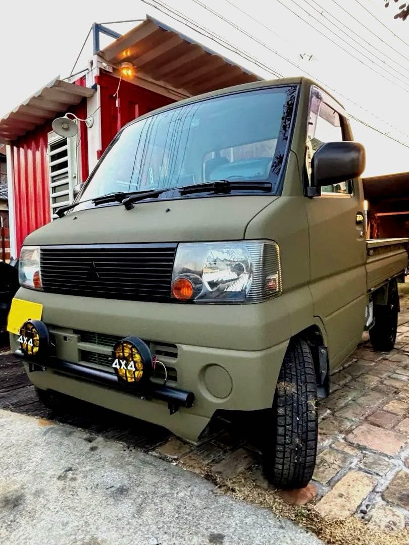 エンジンリフレッシュ済トラキャン5速マニュアル4WD移動販売車キッチンカー軽トラ