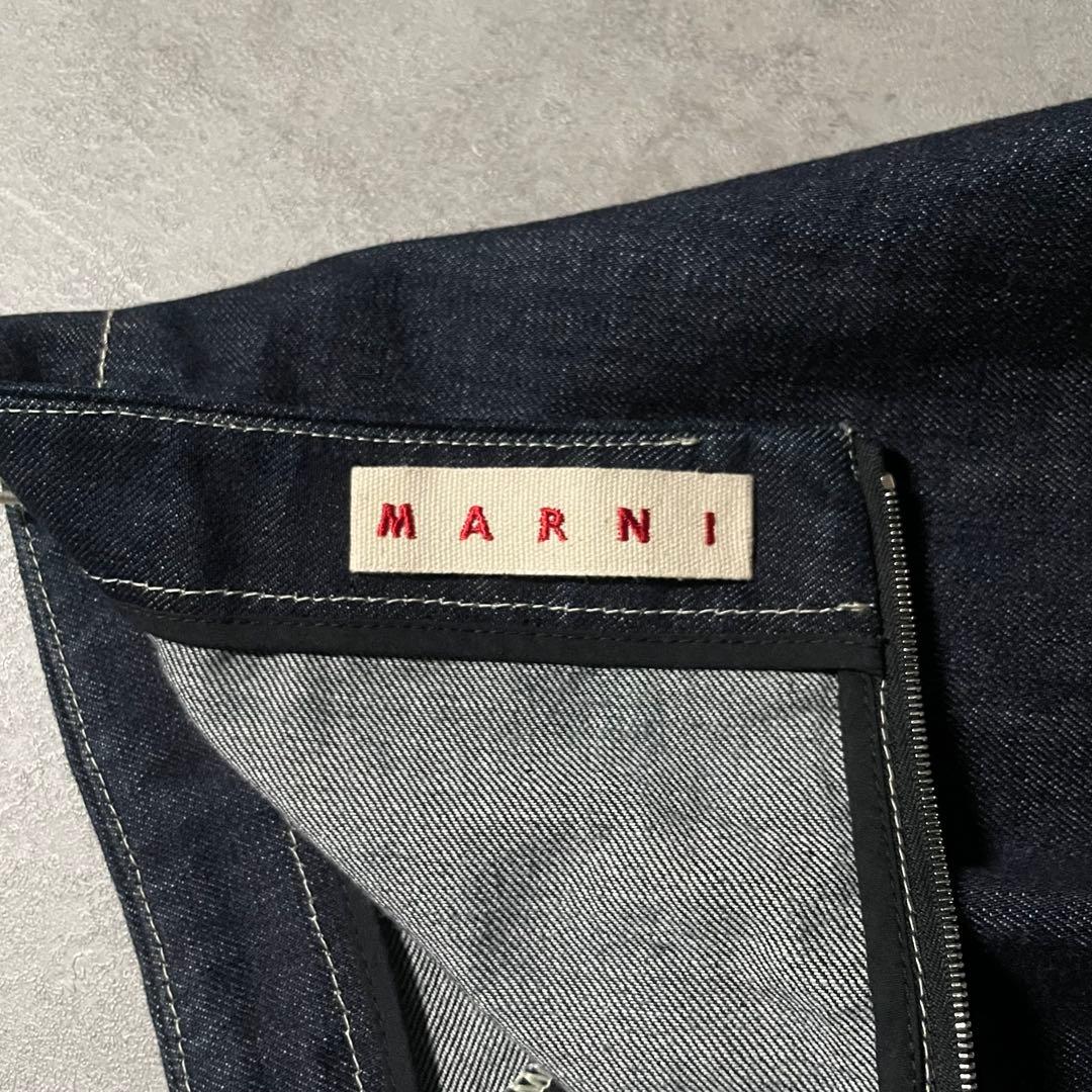 美品　マルニ　デニム　スカート　イタリア製 アシンメトリー　大きいサイズ　3XL