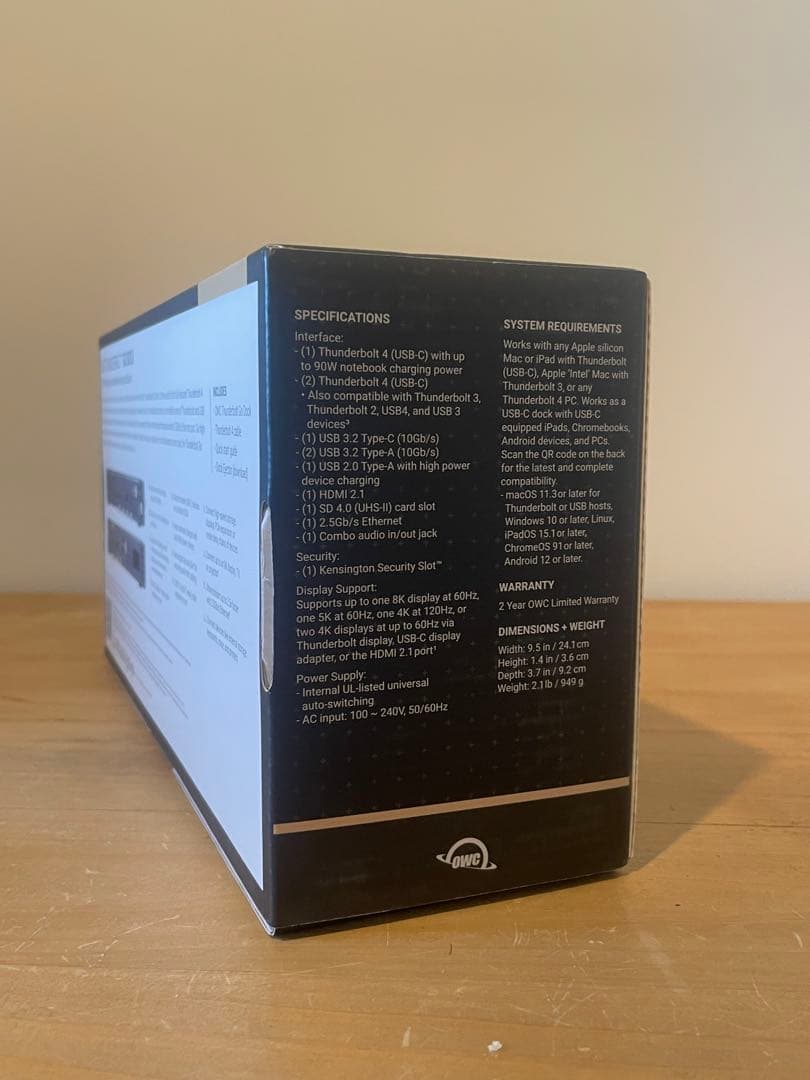 その他 OWC THUNDERBOLT GO DOCK