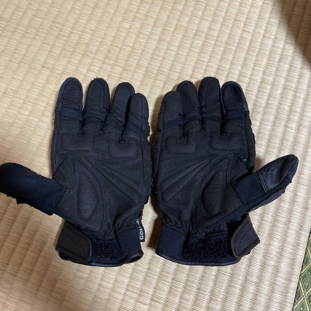 SHOEI フルフェイスヘルメット グレー　バイク グローブ付き