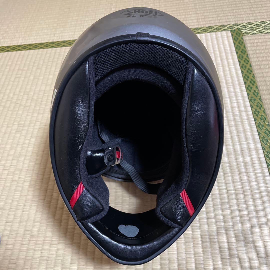 SHOEI フルフェイスヘルメット グレー　バイク グローブ付き