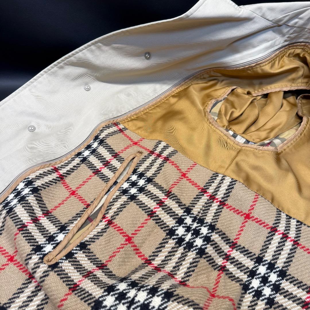 ◉Ad1001 Burberry ステンカラーコート クリーニング済 ネーム有