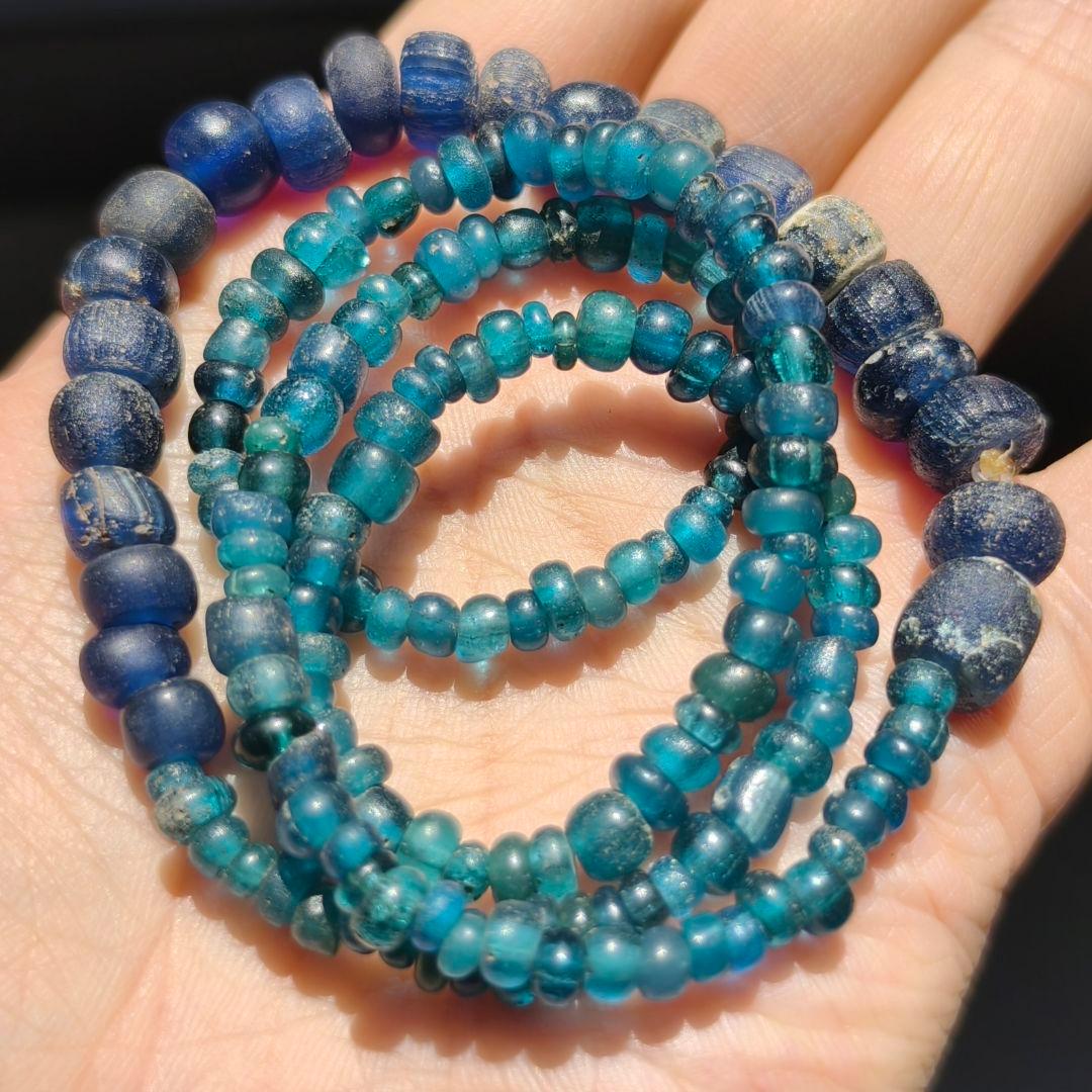 瑠璃玉 硝子玉 出土 古墳時代