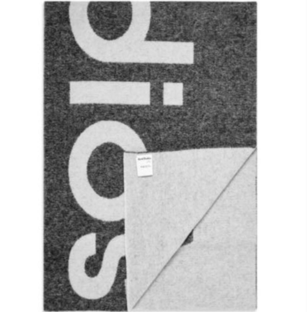 うさ木 アクネ ストゥディオズ Acne Studios ロゴ マフラー