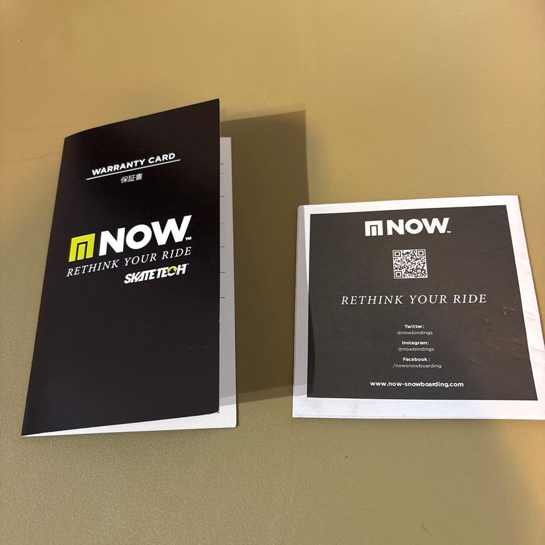 【値下げしました】NOW REBEL スノーボード　バインディング　サイズM
