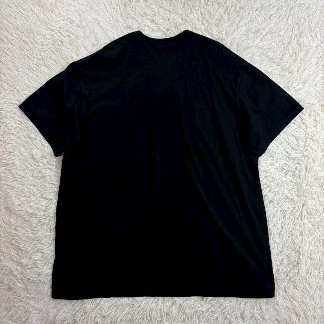 コムデギャルソンオムプリュス 刺繍Tシャツ 花柄 黒 L 日本製 AD2021