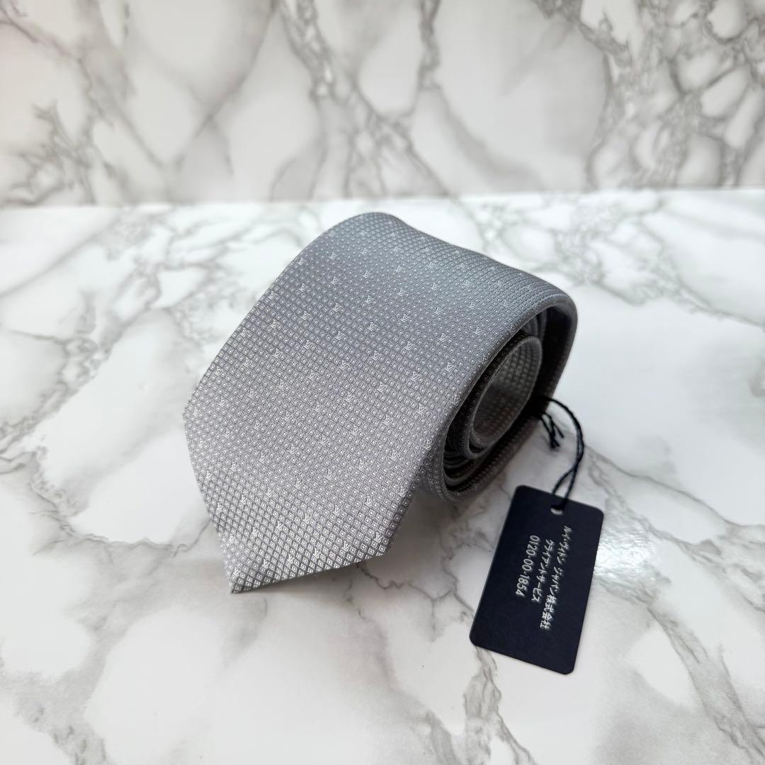 ✨新品未使用✨ 現行 LOUISVUITTON ネクタイ シルク100% LV柄