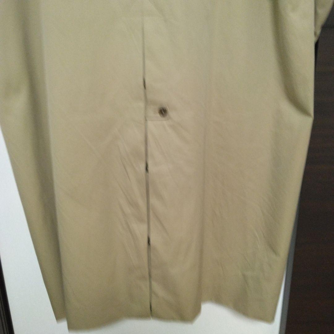 グランマ ママ ドーター コットン ギャバジン ラウンドカラー トレンチコート