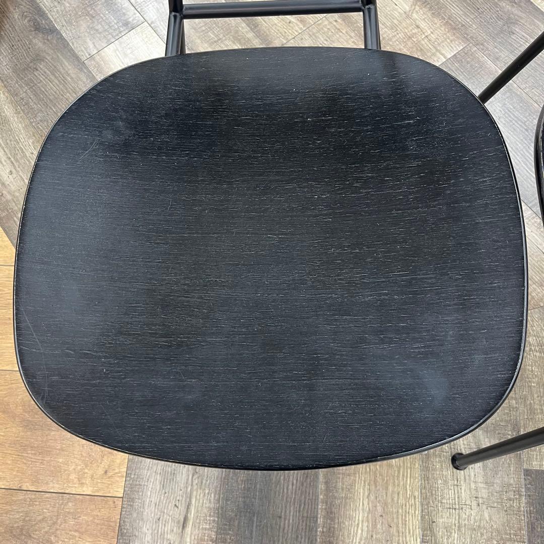 ①ASPLUND トンディーナ　ダイニングチェア　ブラック　イタリア製　2脚