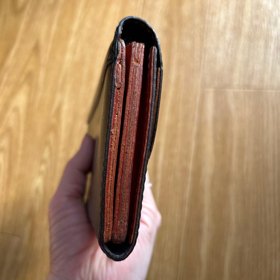 バーンズ BARNS レザー ロングウォレット