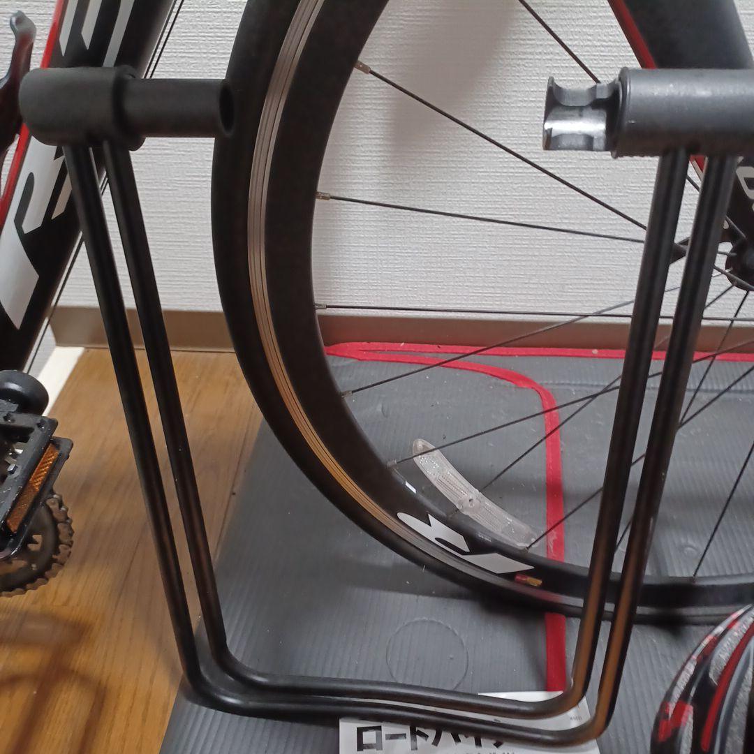 レッド ブラック ドロップハンドル自転車 465mm