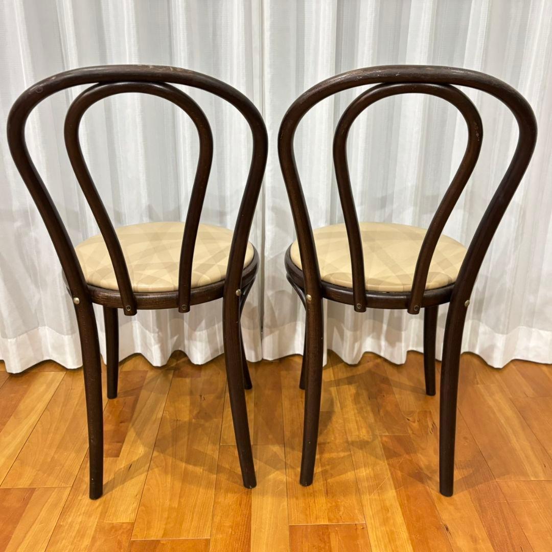 【希少チェコ製✨】ベントウッドチェア 2脚セット 曲げ木 名作デザイン