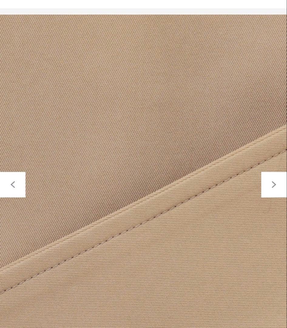 新品23区コットンポリエステルギャバジン ロング トレンチコート