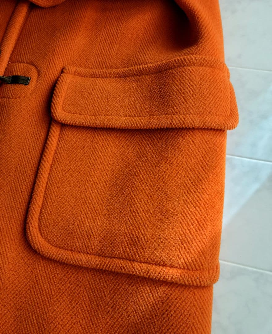 OLD ENGLAND オールドイングランドクラシカル上品ダッフルコートオレンジ