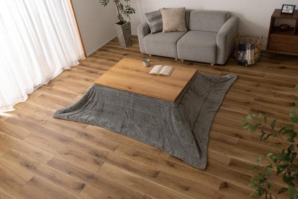 おしゃれ ふかふか かわいい 暖かい フリース 長方形 こたつ布団 グレー