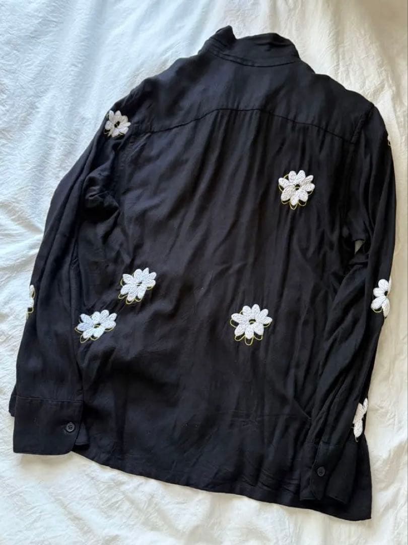 トップス NOMA t.d. Floral Hand Embroidery Shirt