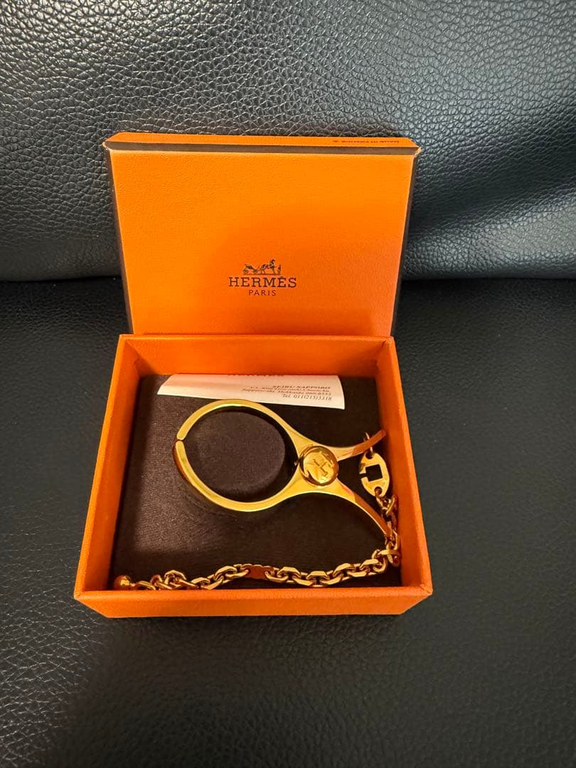 C*o様 本物保証！HERMES フィルグローブホルダー！GP 状態良！