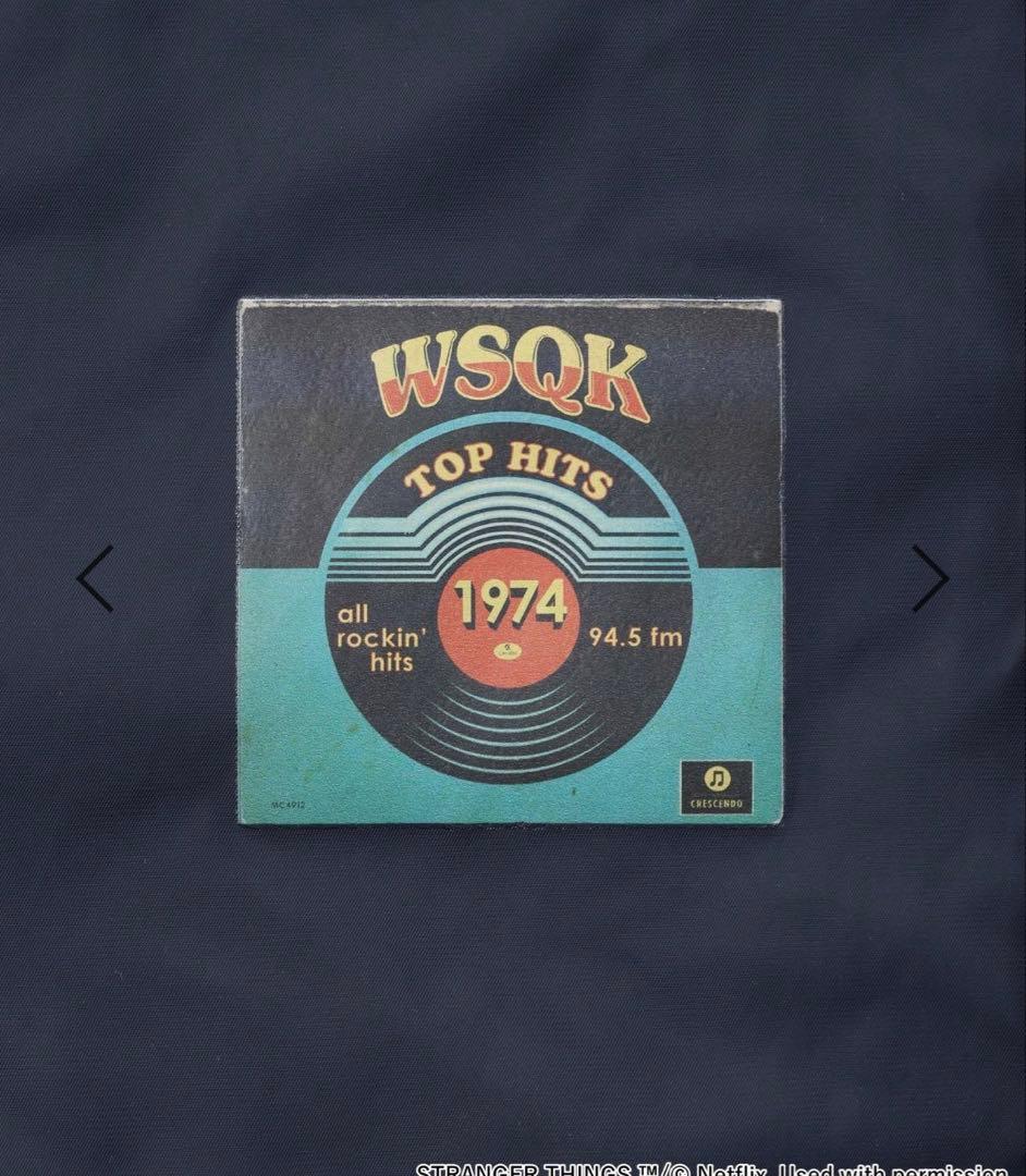 【STRANGER THINGS】ニコアンド コーチジャケット ダークネイビー