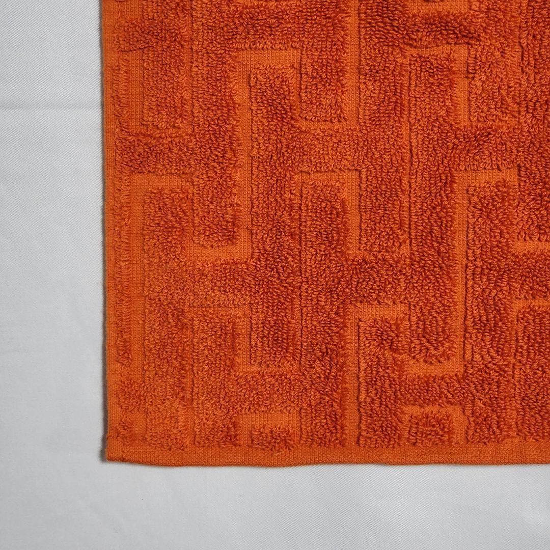 未使用品★HERMES★ タオル バスタオル ステアーズ 綿100％ オレンジ.